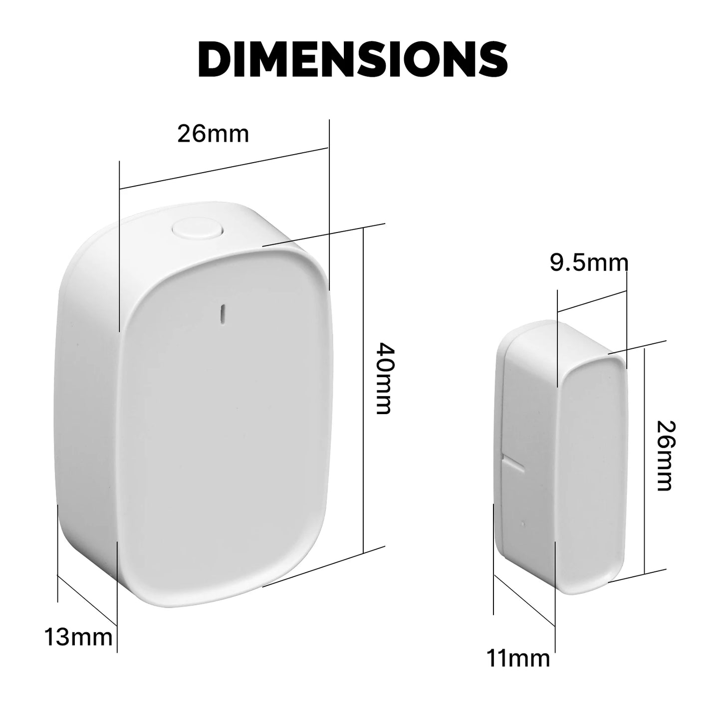 Dreaux IQ Door & Window Sensor — ZigBee, Instant Alerts, Smart Home Security