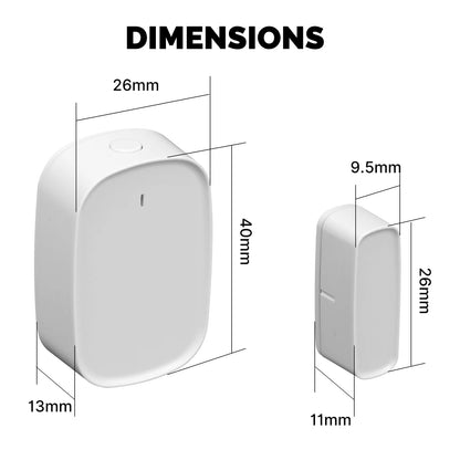 Dreaux IQ Door & Window Sensor — ZigBee, Instant Alerts, Smart Home Security