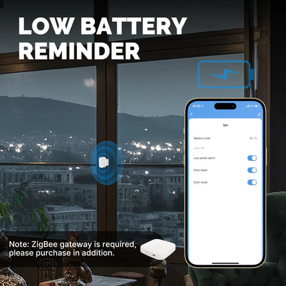 Dreaux IQ Door & Window Sensor — ZigBee, Instant Alerts, Smart Home Security