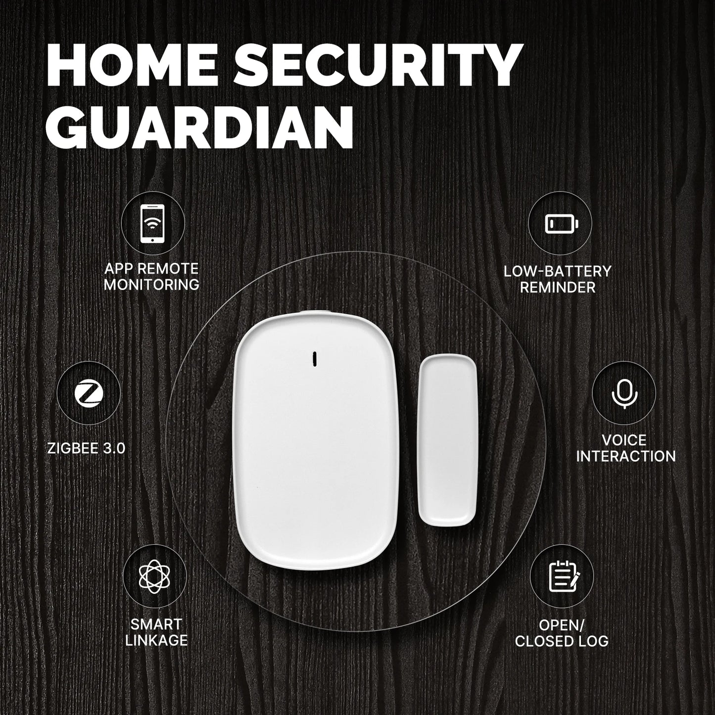 Dreaux IQ Door & Window Sensor — ZigBee, Instant Alerts, Smart Home Security