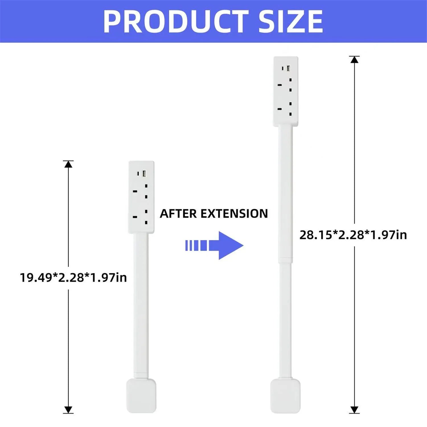Dreaux IQ Rotating Wall Outlet Extender - lifestyle