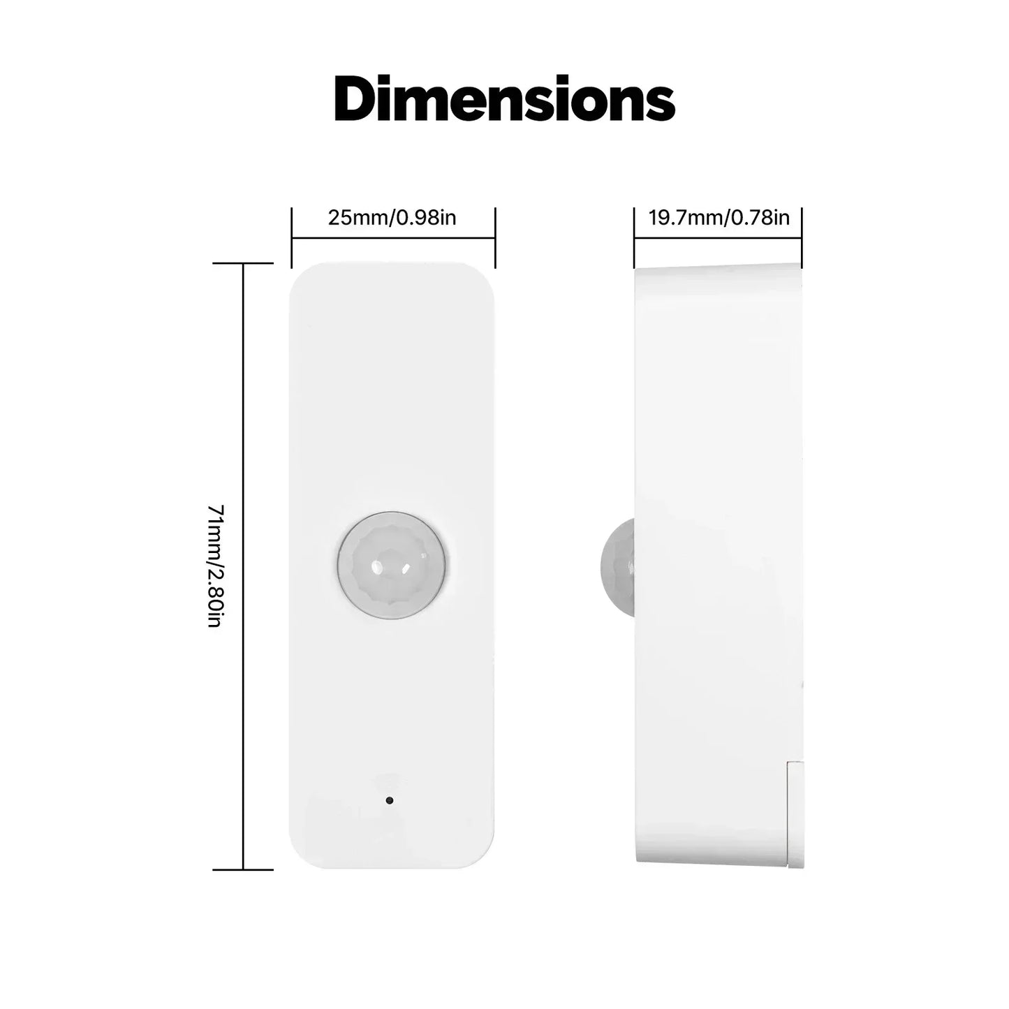Dreaux IQ Smart Motion Sensor — PIR Detection, Wireless, Instant Alerts
