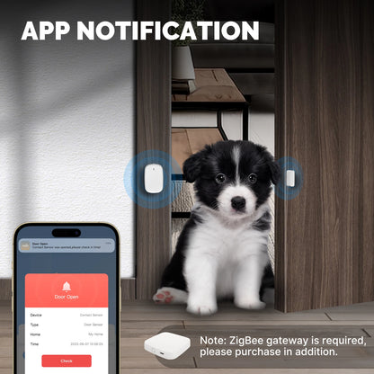 Dreaux IQ Door & Window Sensor — ZigBee, Instant Alerts, Smart Home Security