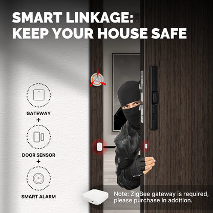 Dreaux IQ Door & Window Sensor — ZigBee, Instant Alerts, Smart Home Security