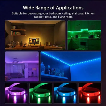 Dreaux IQ Smart LED Light Strip — 16M Colors, App & Voice Control